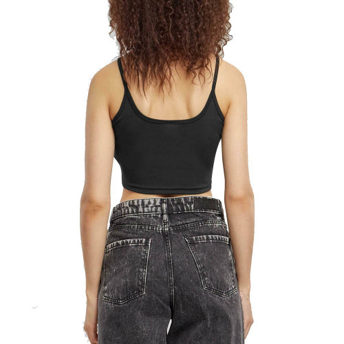 Karl Kani Γυναικείο αμάνικο μπλουζάκι Small Signature Essential Crop Top